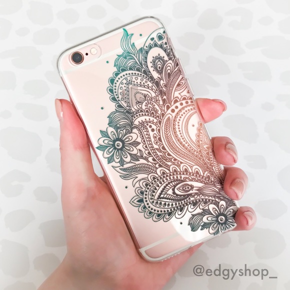 THE EDGY SHOP Accessories - Paisley Flower iPhone Case